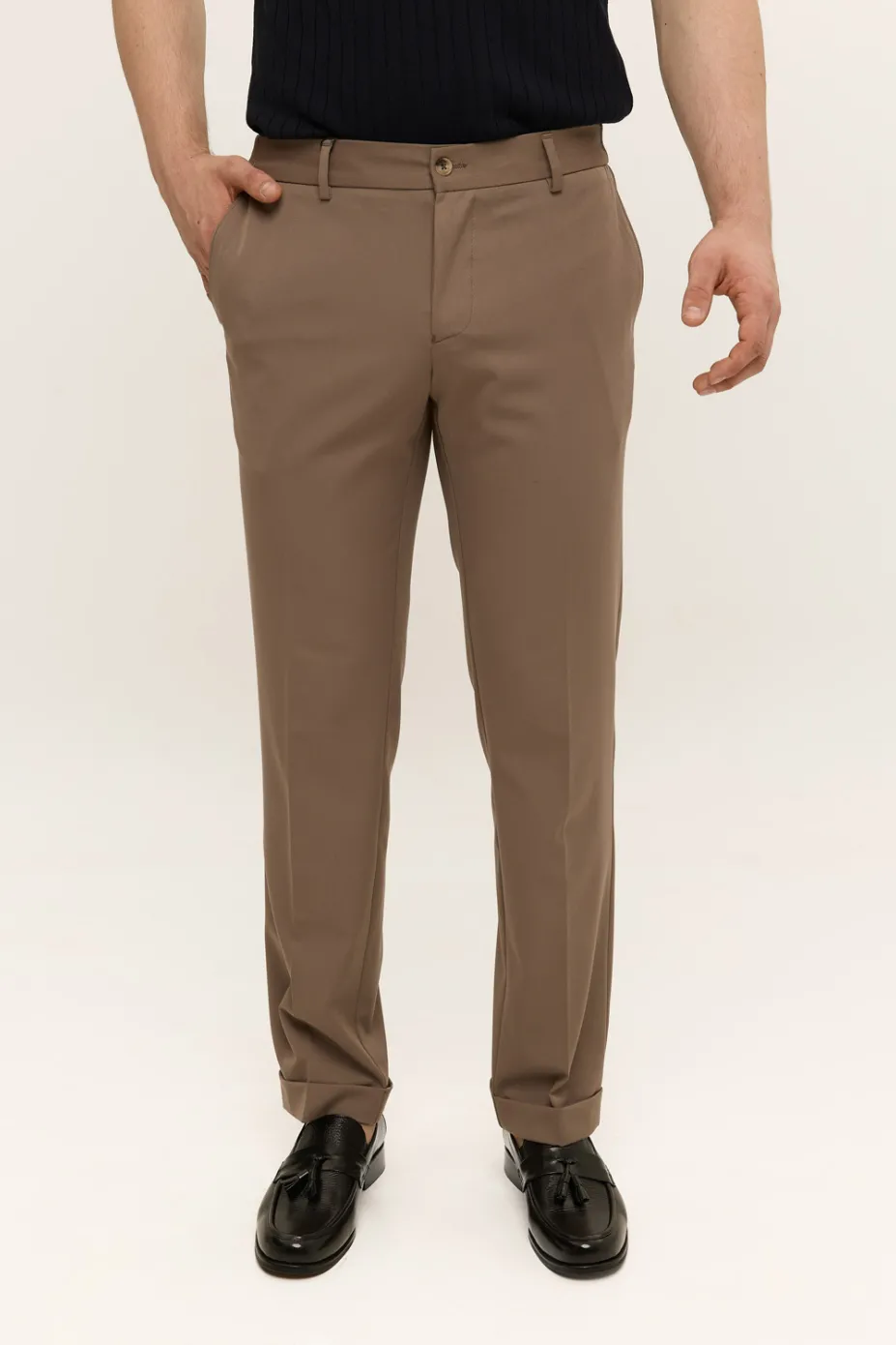 Чоловічі штани Regular Fit бежеві  (арт. 3172)