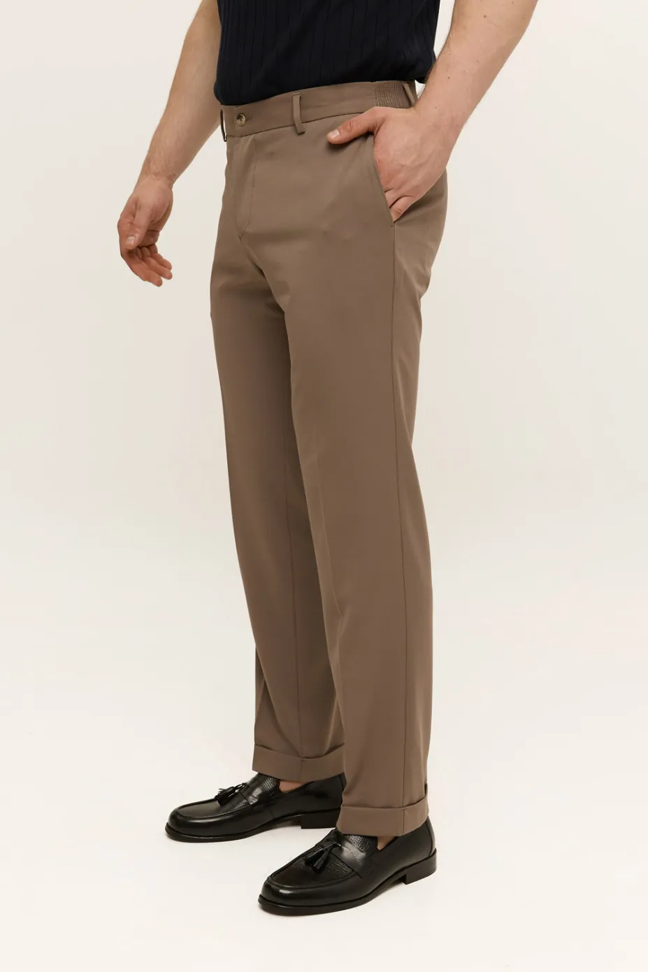Чоловічі штани Regular Fit бежеві, (арт. 3172)