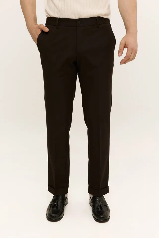 Чоловічі штани Regular Fit коричневі  (арт. 3171)