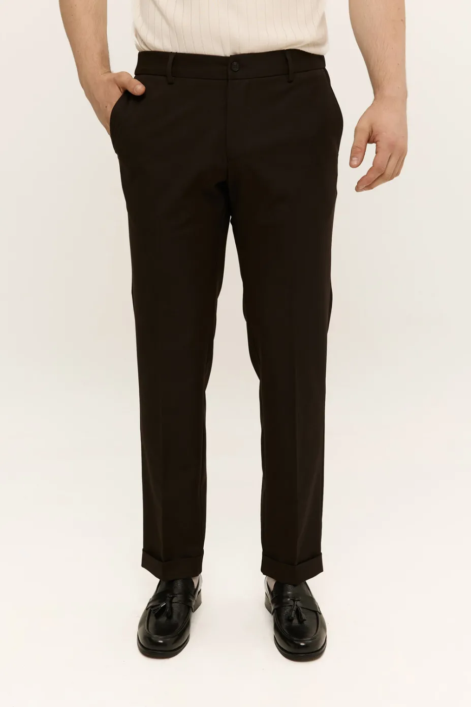 Чоловічі штани Regular Fit коричневі  (арт. 3171)