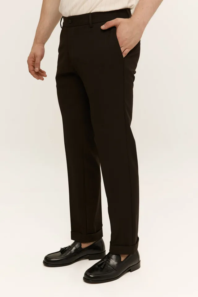 Чоловічі штани Regular Fit коричневі  (арт. 3171)