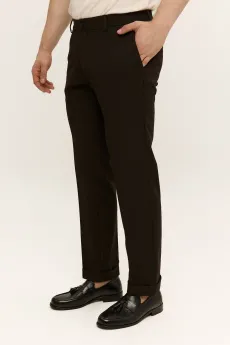 Чоловічі штани Regular Fit коричневі  (арт. 3171) - Corner