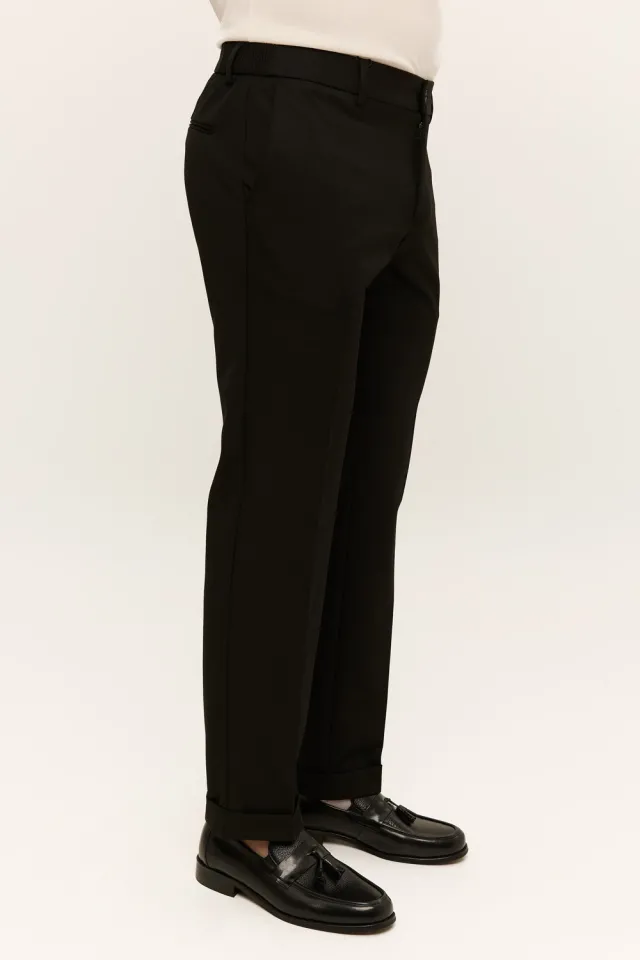 Чоловічі штани Regular Fit чорні  (арт. 3170)