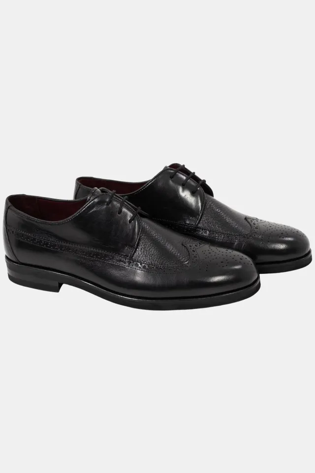 Дербі чоловічі шкіряні Black  (арт. 3210)