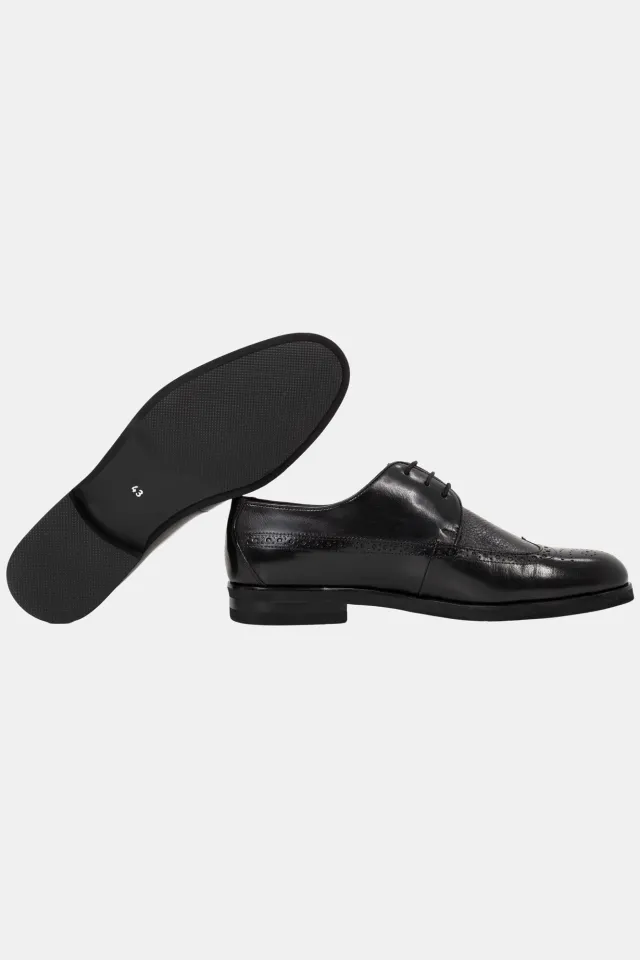 Дербі чоловічі шкіряні Black  (арт. 3210)