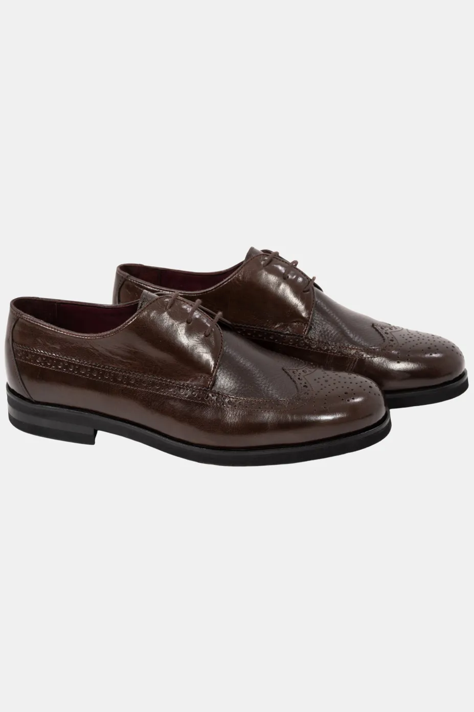 Дербі чоловічі шкіряні Brown  (арт. 3211)