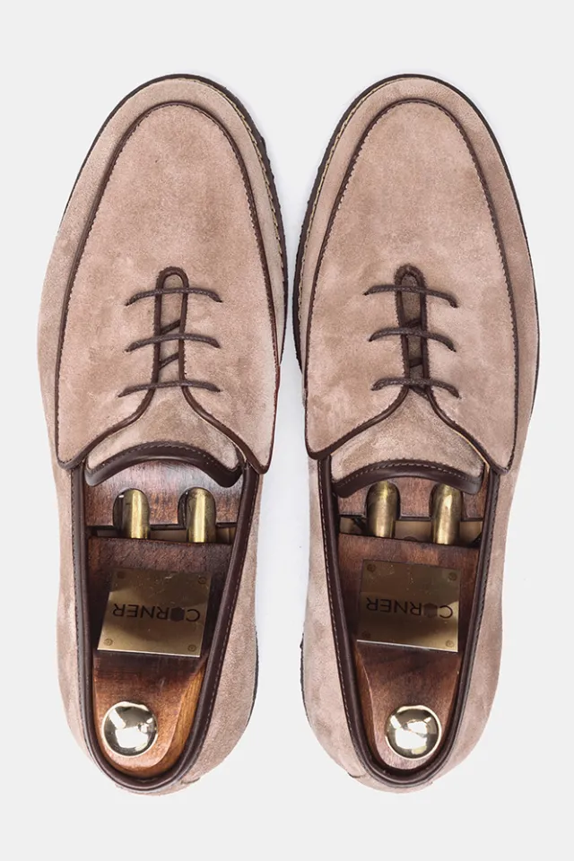 Дербі чоловічі замшеві світлі  (арт. 2209)