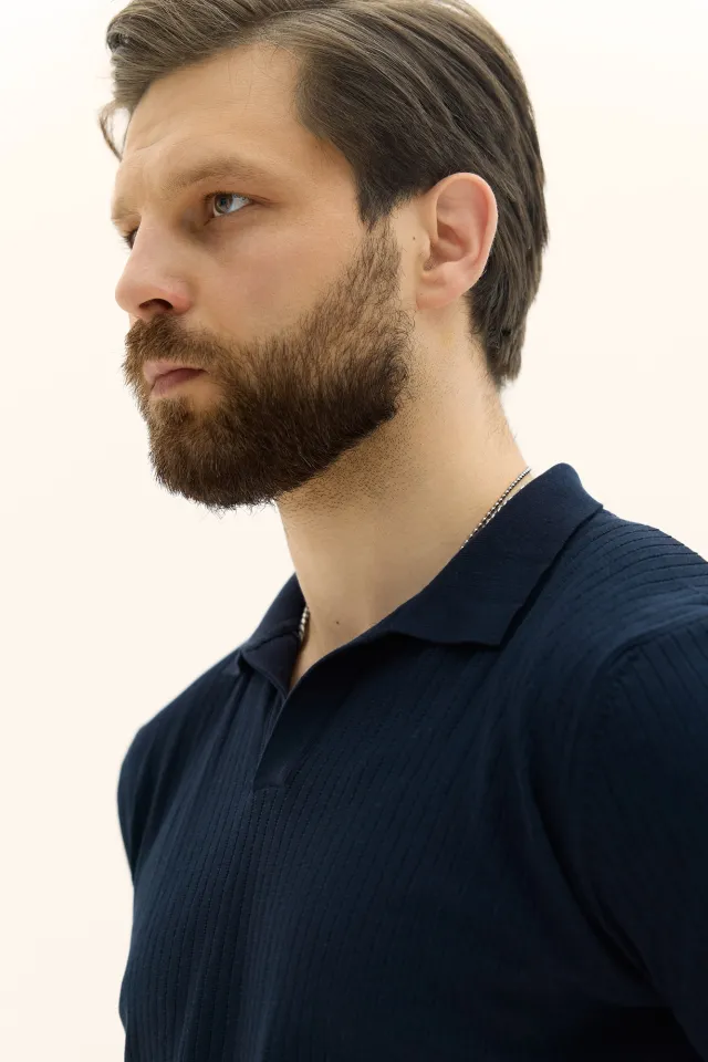 Футболка поло Navy Blue  з класичним коміром  (арт. 3282)
