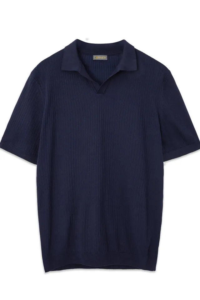 Футболка поло Navy Blue  з класичним коміром  (арт. 3282)