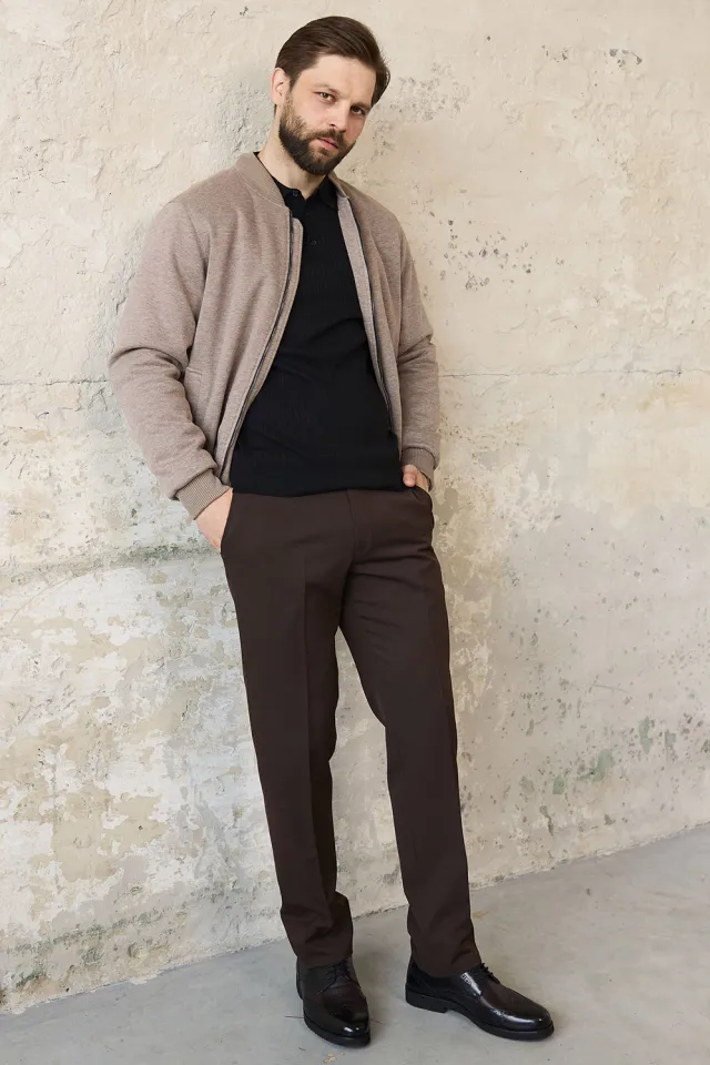 Куртка бомбер чоловіча Beige  (арт. 3043)