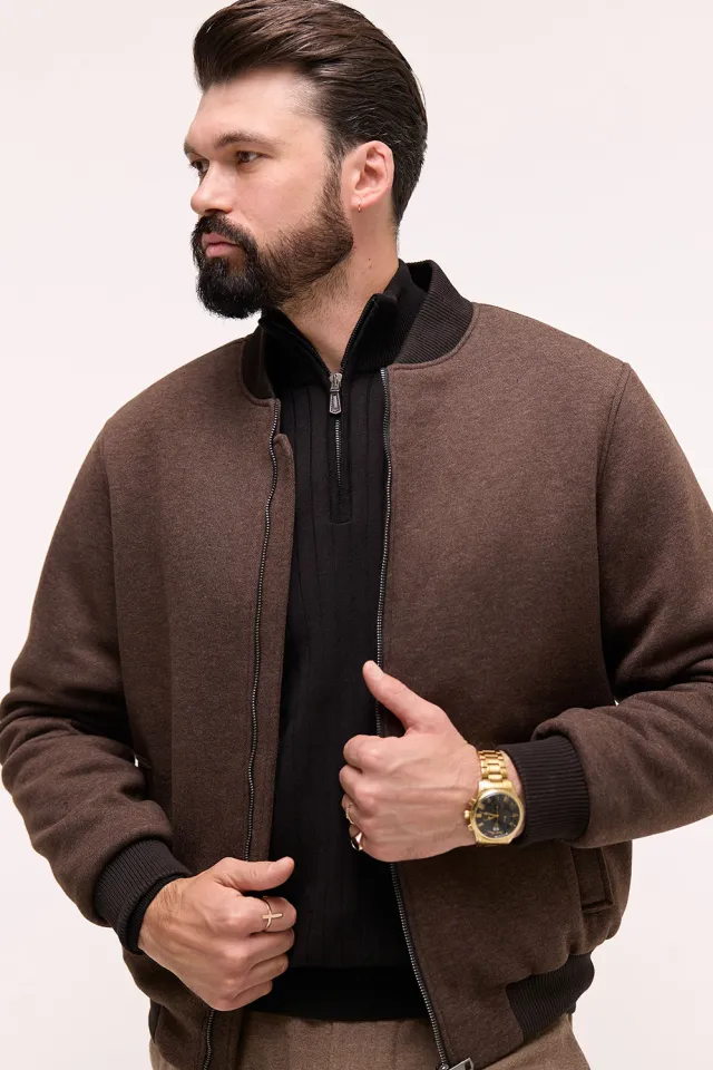 Куртка бомбер чоловіча Brown  (арт. 3042)