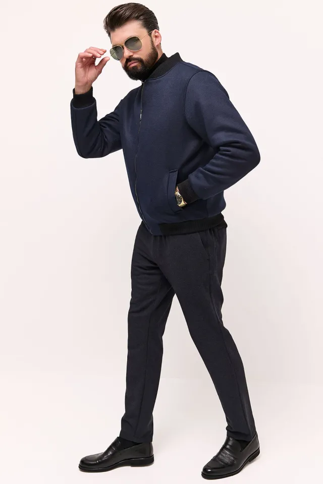 Куртка бомбер чоловіча Dark Blue  (арт. 3040)