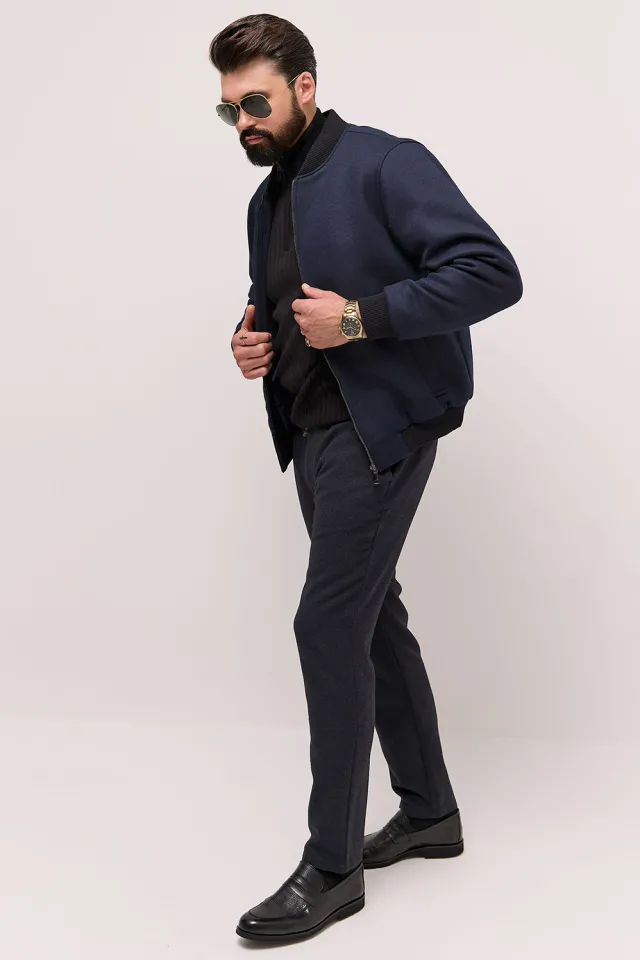 Куртка бомбер чоловіча Dark Blue  (арт. 3040)