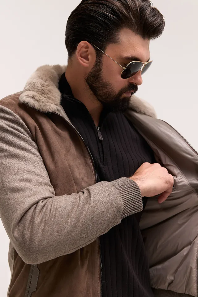 Куртка чоловіча Premium Grey Brown  (арт. 3031)