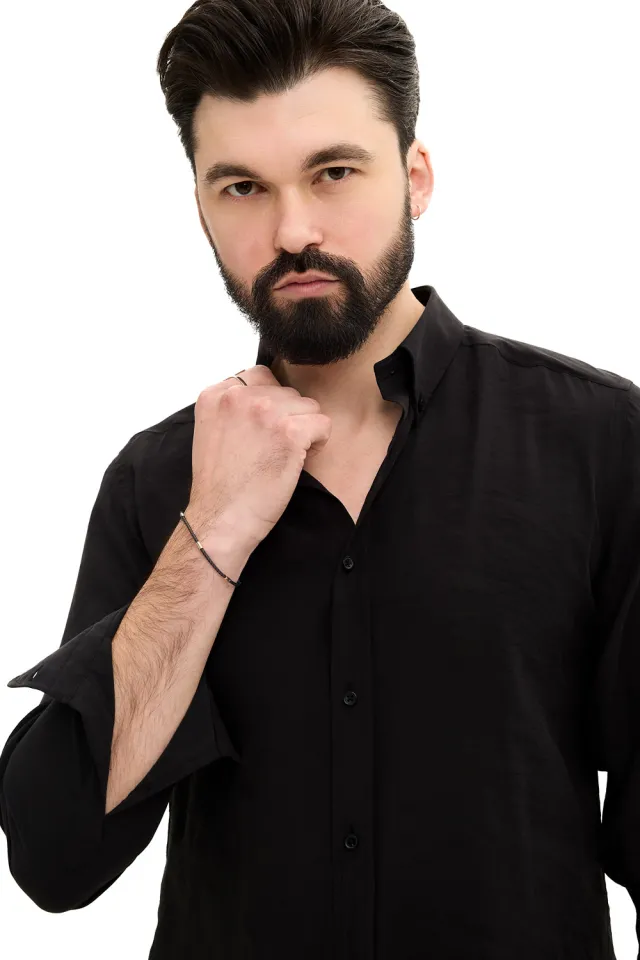 Чоловіча сорочка Modal Black  (арт. 3086)